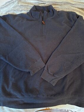 Men's Carnouste Navy Half-Zip Pullover Sweater